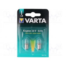 Kriptoninė lemputė P13.5S 3.6V 0.75A 2.7W Varta